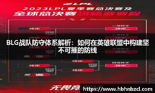 BLG战队防守体系解析：如何在英雄联盟中构建坚不可摧的防线